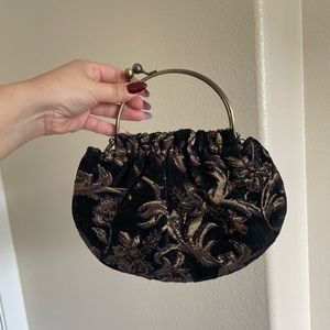 Vintage Beaded Clutch or Crossbody Purse